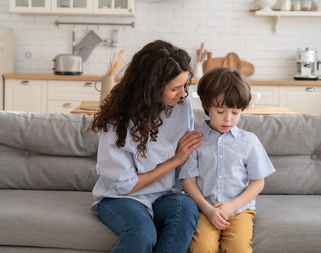 parent modeling resilience for child